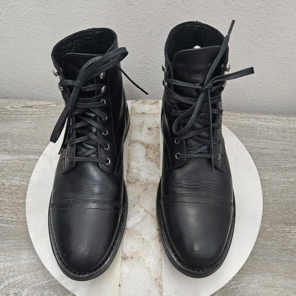 Thursday Boot Company Everyday Captain Black Leather Boots Men's 8.5